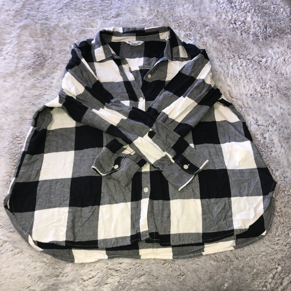 Old Navy Buffalo Plaid Button Down